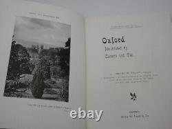 Oxford Illustrated by Camera and Pen SIGNED HENRY W. TAUNT 1911 1st Edition