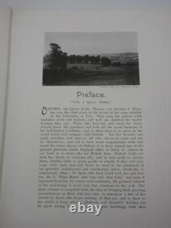 Oxford Illustrated by Camera and Pen SIGNED HENRY W. TAUNT 1911 1st Edition