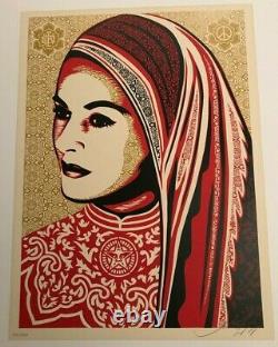 PEACE WOMAN Shepard Fairey Signed/Numbered Obey Giant 1st edition