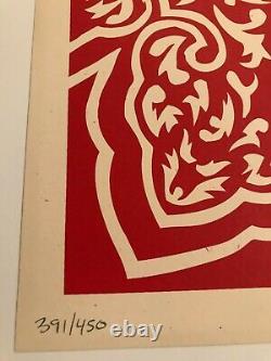 PEACE WOMAN Shepard Fairey Signed/Numbered Obey Giant 1st edition