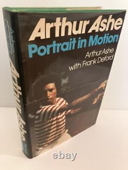 PORTRAIT IN MOTION Arthur Ashe Inscribed Signed 1st Edition 1975 Very Good/VG
