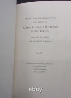 Paul Torday SALMON FISHING IN THE YEMEN First edition Limited SIGNED 1/250 Boxed