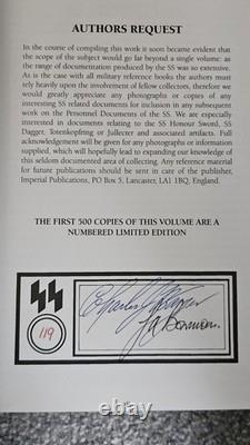 Personnel Documents Of The SS Barger & Bowman Signed 1st edition 119 of 500