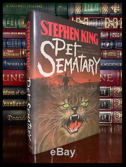 Pet Sematary SIGNED by STEPHEN KING Near Mint Hardback Cemetery