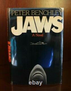 Peter Benchley Jaws SIGNED First Edition 1st Print 1974 Movie Steven Spielberg