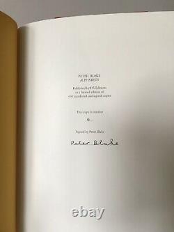 Peter Blake Signed Alphabets Print and Book limited edition of 100