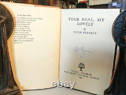 Peter CHEYNEY / Your Deal My Lovely SIGNED 1st Edition 1941 Mystery