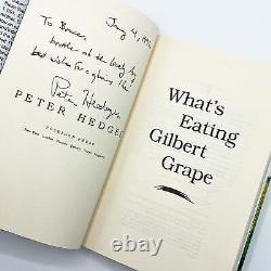 Peter Hedges / WHAT'S EATING GILBERT GRAPE Signed 1st Edition 1991