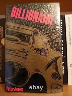 Peter James Signed Billionaire UK First 1st Edition hardback Rare