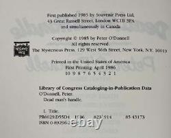 Peter O'Donnell / Dead Man's Handle Signed 1st Edition