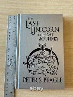 Peter S. Beagle The Last Unicorn The Lost Journey Hand Signed # 226/250 RARE