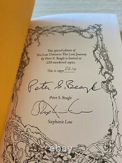 Peter S. Beagle The Last Unicorn The Lost Journey Hand Signed # 226/250 RARE