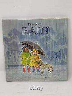 Peter Spier / RAIN SIGNED 1st Edition 1982