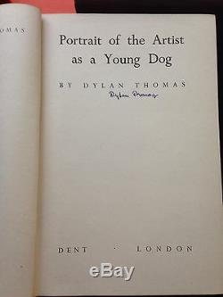 Portrait Of The Artist As Young Dog, 1st Edition, Signed By Dylan Thomas