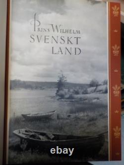 Prins Wilhelm SIGNED Svenskt Land Special Edition 1st Edition 1949 ID993