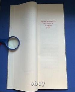 Punctuation A printer's study, John Grice, 2001 1st, 71/200, signed copy