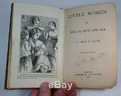 RARE 1870-71 Little Women First Edition Set 2 Parts SIGNED Louisa May Alcott