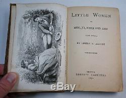 RARE 1870-71 Little Women First Edition Set 2 Parts SIGNED Louisa May Alcott