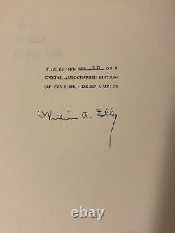 RARE 1954 FDR Meets Ibn Saud William Eddy, Limited Signed HC 1st Edition