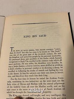 RARE 1954 FDR Meets Ibn Saud William Eddy, Limited Signed HC 1st Edition