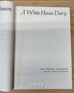RARE Limited Edition SIGNED 1st/1st LADY BIRD JOHNSON Book A WHITE HOUSE DIARY