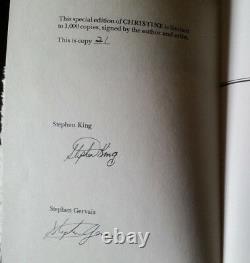 RARE-Limited Signed 1st Ed. CHRISTINE-Stephen King-Donald Grant Pub. #21/1000
