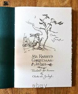 RARE SIGNED 1ST / 1ST EDITION of MR RABBIT'S CHRISTMAS WISH. CHARLES VAN SANDWYK