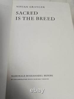 RARE SIGNED 1ST EDITION Sacred is the Breed Vivian Granger (1968) ZA history