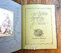 RARE SIGNED 1ST EDITION of MR RABBIT'S SYMPHONY OF NATURE by CHARLES VAN SANDWYK