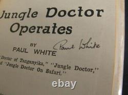 -RARE-SIGNED- 1st Edition 1944 JUNGLE DOCTOR OPERATES by Paul White