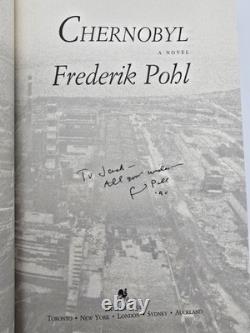 RARE SIGNEDChernobyl by Frederik Pohl, 1st Edition, 1st Printing, HC DJ
