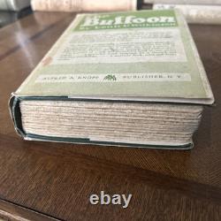 RARE Signed 1st Edition The Buffoon, Louis U. Wilkinson Excellent Dust Jacket