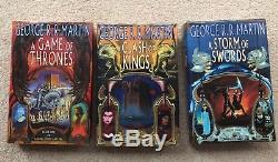 RAREST SET A Game of Thrones 1st First Edition DUAL SIGNED UK Voyager