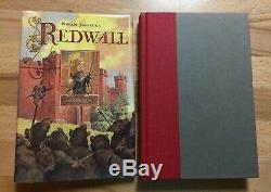 REDWALL Brian Jacques HB/DJ 1st Print SIGNED Philomel 1986