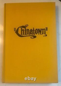ROBERT TOWNE SIGNED CHINATOWN SCREENPLAY, 1983 Hardcover 77/350