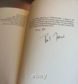 ROBERT TOWNE SIGNED CHINATOWN SCREENPLAY, 1983 Hardcover 77/350