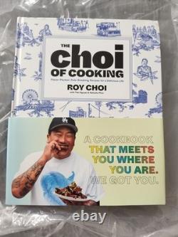 ROY CHOI SIGNED PERSONALIZED The Choi of Cooking 1st Edition Hardcover PSA LOA