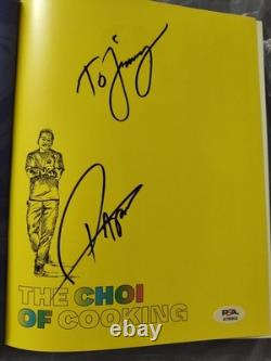 ROY CHOI SIGNED PERSONALIZED The Choi of Cooking 1st Edition Hardcover PSA LOA