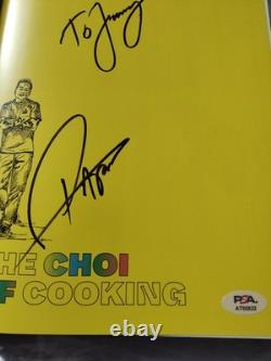 ROY CHOI SIGNED PERSONALIZED The Choi of Cooking 1st Edition Hardcover PSA LOA