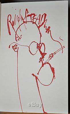 Ralph Steadman Org Signed Drawingfear And Loathing In Las Vegashunter Thompson