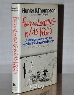 Ralph Steadman Org Signed Drawingfear And Loathing In Las Vegashunter Thompson