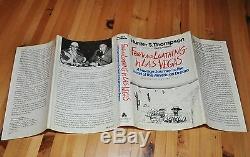 Ralph Steadman Org Signed Drawingfear And Loathing In Las Vegashunter Thompson