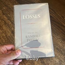 Randall JARRELL / LOSSES 1st Edition 1948 SIGNED BY Alfred Kazin in 1948