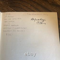 Randall JARRELL / LOSSES 1st Edition 1948 SIGNED BY Alfred Kazin in 1948