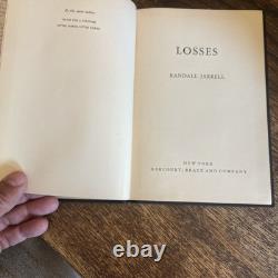 Randall JARRELL / LOSSES 1st Edition 1948 SIGNED BY Alfred Kazin in 1948