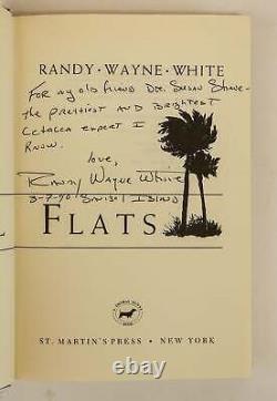 Randy Wayne White / SANIBEL FLATS Inscribed Signed 1st Edition 1990