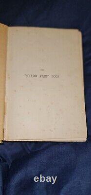 Rare. 1 Copy Only. Signed Yellow Fairy Book, Andrew Lang 1st Ed. 1894. Xmas Gift