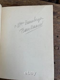 Rare Frans Masereel. Figures et Grimaces 1926. Dedication & Signed. 1st Edition