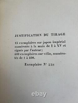 Rare Frans Masereel. Figures et Grimaces 1926. Dedication & Signed. 1st Edition
