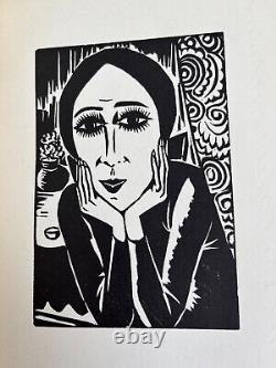 Rare Frans Masereel. Figures et Grimaces 1926. Dedication & Signed. 1st Edition